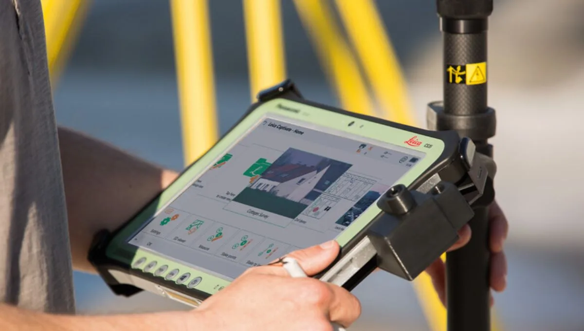 Tablet Leica monitoring